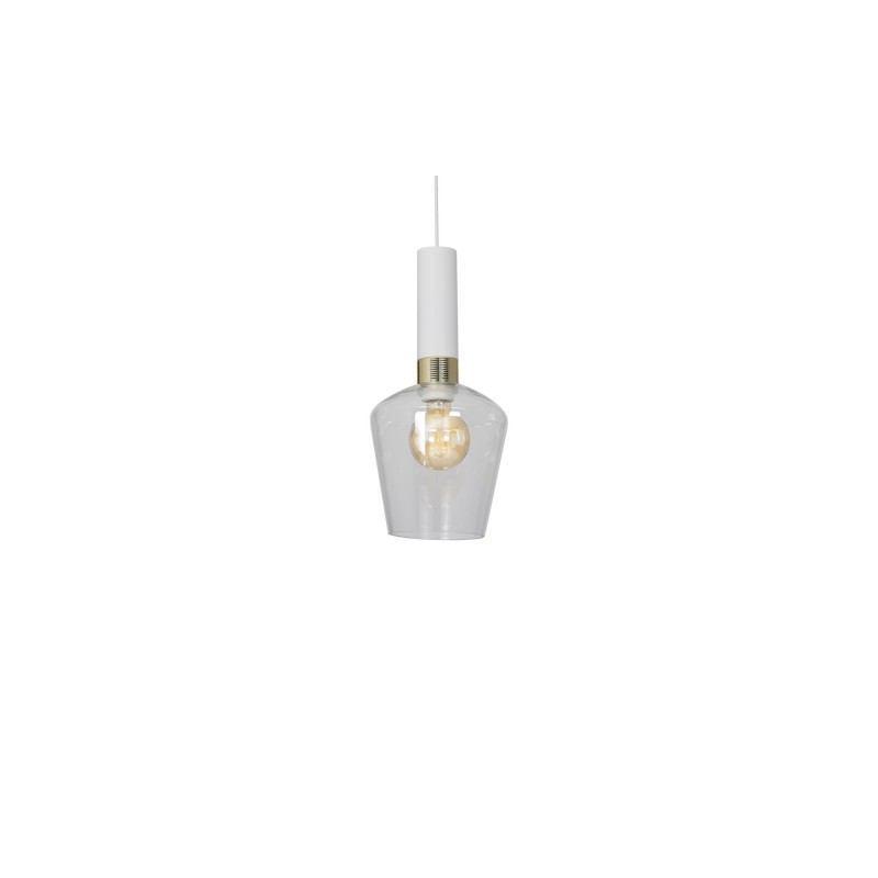 Lampa wisząca ROMA WHITE 1xE27