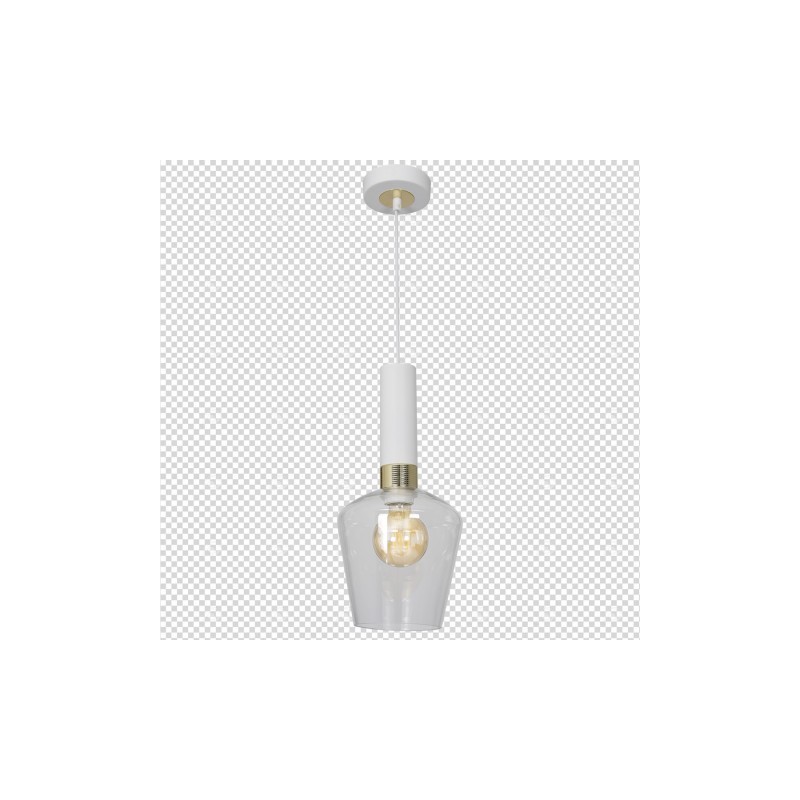 Lampa wisząca ROMA WHITE 1xE27