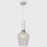 Lampa wisząca ROMA WHITE 1xE27