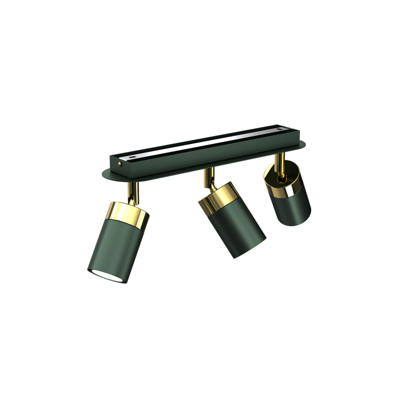 Lampa sufitowa JOKER GREEN/GOLD 3xGU10