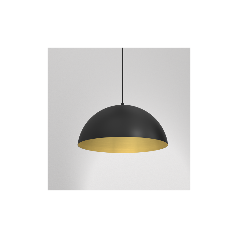 Lampa wisząca BETA BLACK/GOLD 1xE27 35cm