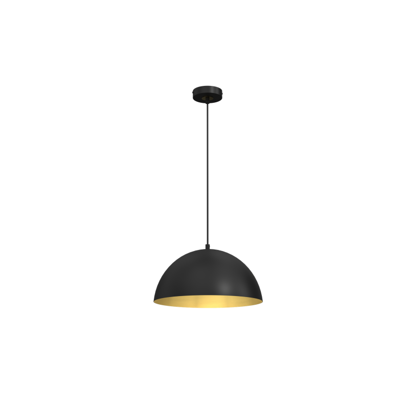 Lampa wisząca BETA BLACK/GOLD 1xE27 35cm