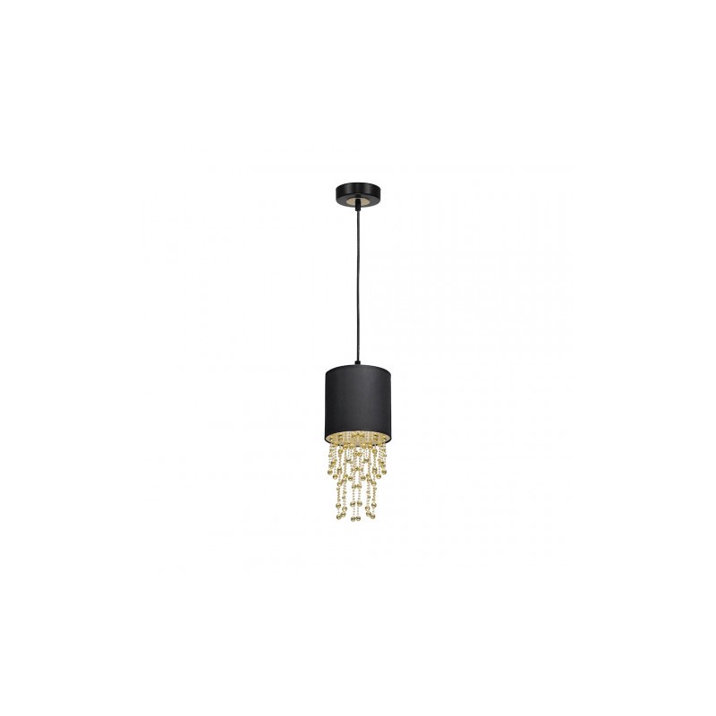 Lampa wisząca ALMERIA BLACK/GOLD 1xE27