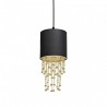 Lampa wisząca ALMERIA BLACK/GOLD 1xE27