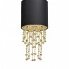 Lampa wisząca ALMERIA BLACK/GOLD 1xE27