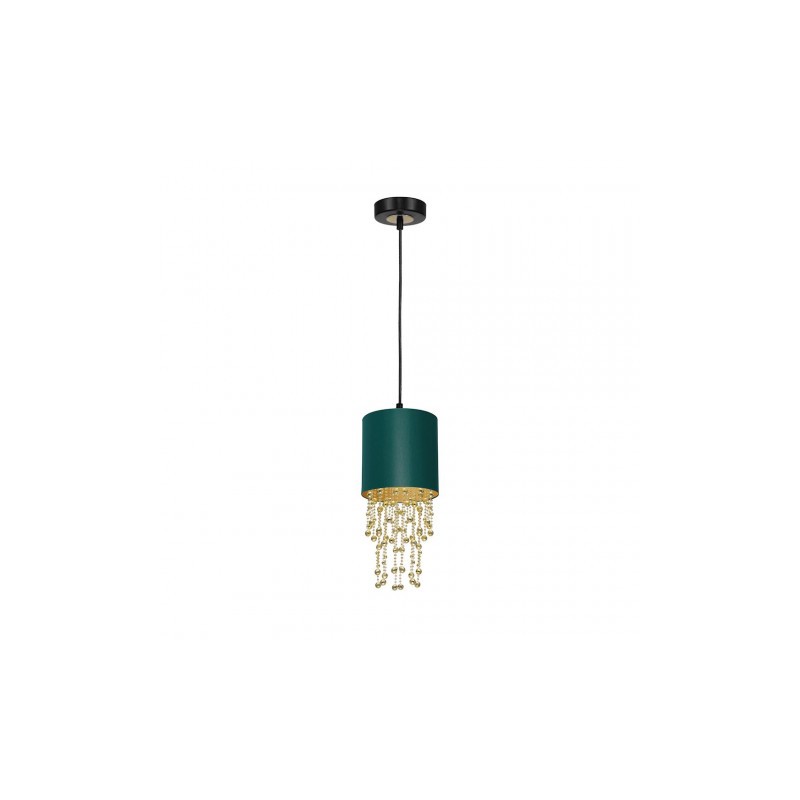 Lampa wisząca ALMERIA GREEN/GOLD 1xE27