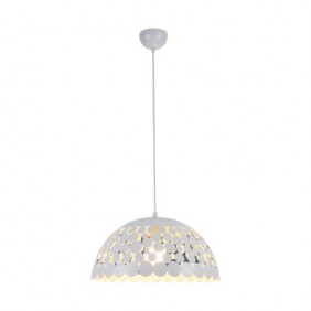 Lampa wisząca LISA WHITE 1xE27 40cm