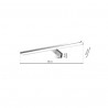 Kinkiet SHINE CHROME 13,8W LED