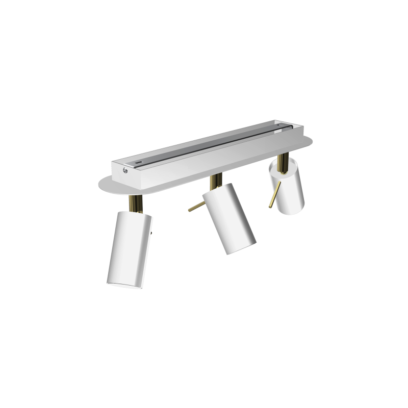 Lampa sufitowa PRESTON GOLD/WHITE 3x mini GU10