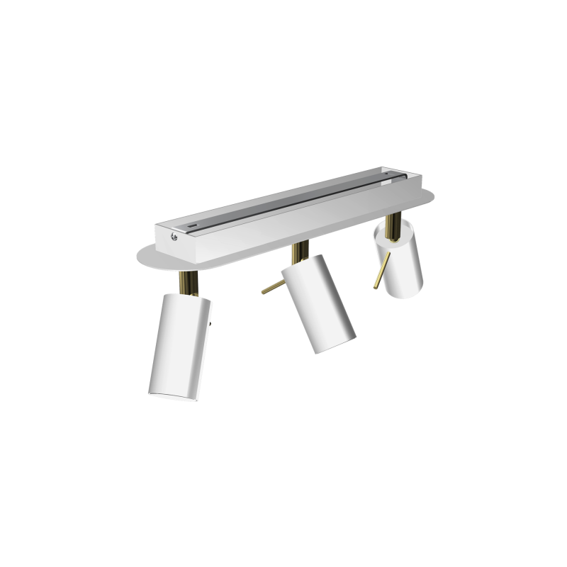 Lampa sufitowa PRESTON GOLD/WHITE 3x mini GU10