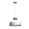 Lampa Wisząca HARALD GOLD/WHITE 1xE27