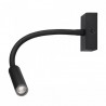 Oprawa LED V-TAC 3W Kinkiet Hotel Łóżko Czarny COB CREE VT-2903 3000K 150lm 3 Lata Gwarancji