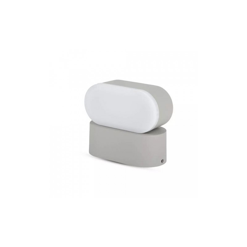 Kinkiet Ścienny V-TAC 6W LED Szary IP65 Obrotowy 350st VT-816 4000K 800lm