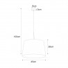 Lampa wisząca K-4350 z serii REMI BLACK