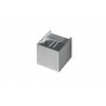Kwadratowy Kinkiet Aluminiowy Leticia G9
