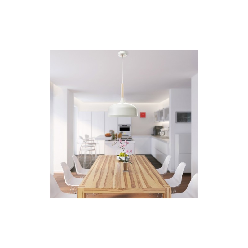 Lampa wisząca TAYLOR WHITE 1xE27 60W