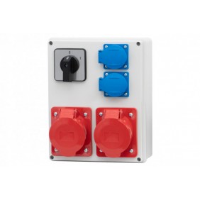 Rozdzielnica R-240 16A/5p, 32A/5p, 2x230V, 0-1