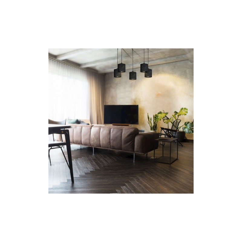 Lampa Wisząca LOUISE BLACK 5xE27
