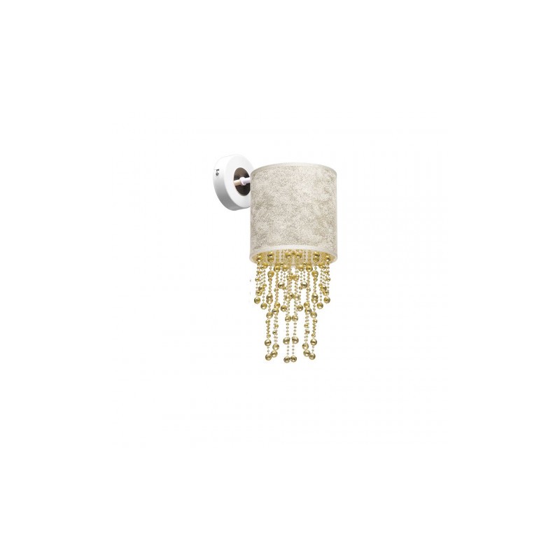 Kinkiet ALMERIA WHITE/GOLD 1xE27