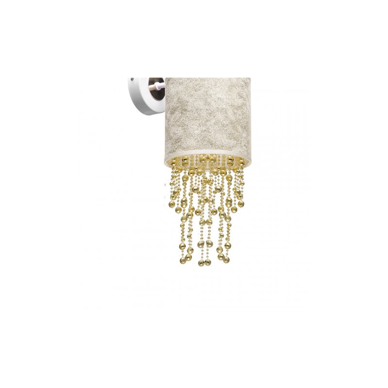 Kinkiet ALMERIA WHITE/GOLD 1xE27