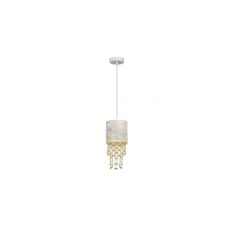 Lampa wisząca ALMERIA WHITE/GOLD 1xE27