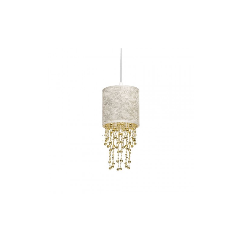 Lampa wisząca ALMERIA WHITE/GOLD 1xE27