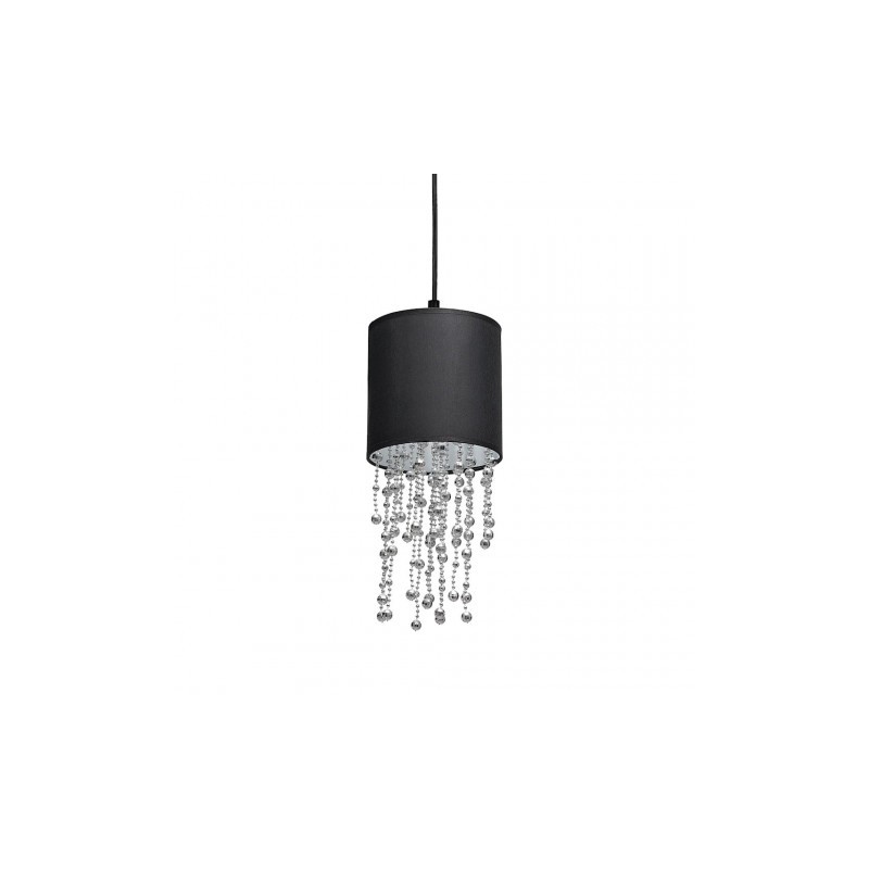 Lampa wisząca ALMERIA BLACK/SILVER 1xE27