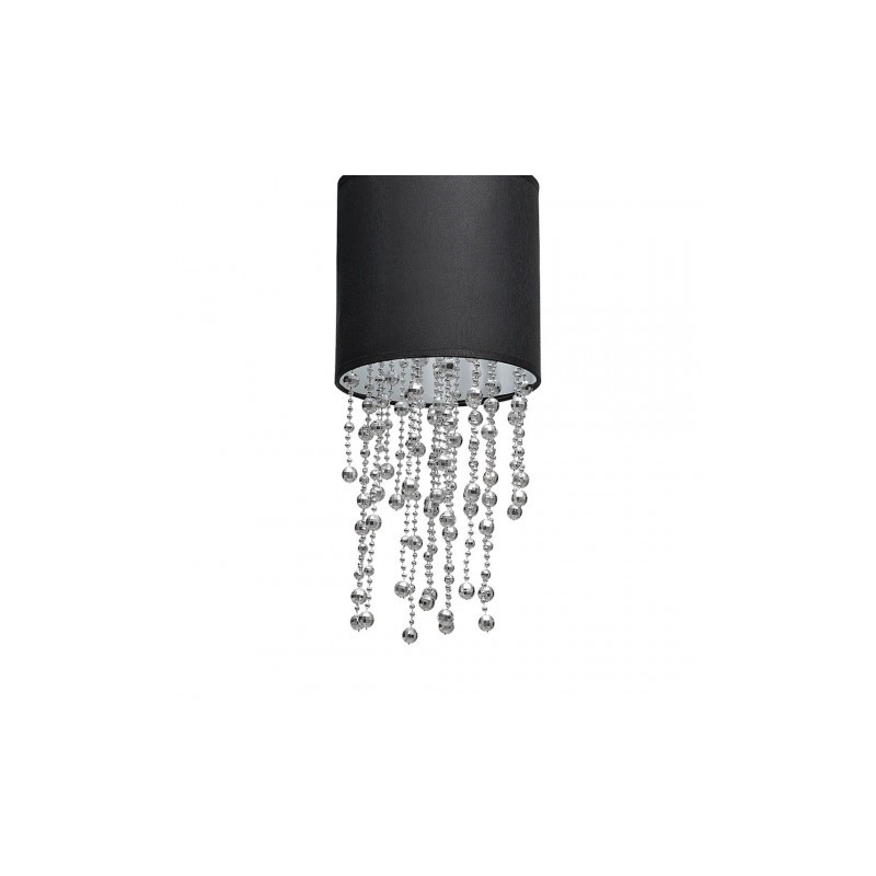 Lampa wisząca ALMERIA BLACK/SILVER 1xE27