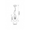 Lampa wisząca CLOTILDE 1xE27