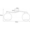 Lampa sufitowa K-2626 z serii AIDEN 2