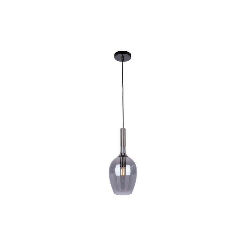 Szklana lampa wisząca TANGO SMOKED 1xE14