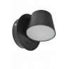 Lampa kinkiet LED 6W RAMONA 1 SWITCH czarny - 3000K
