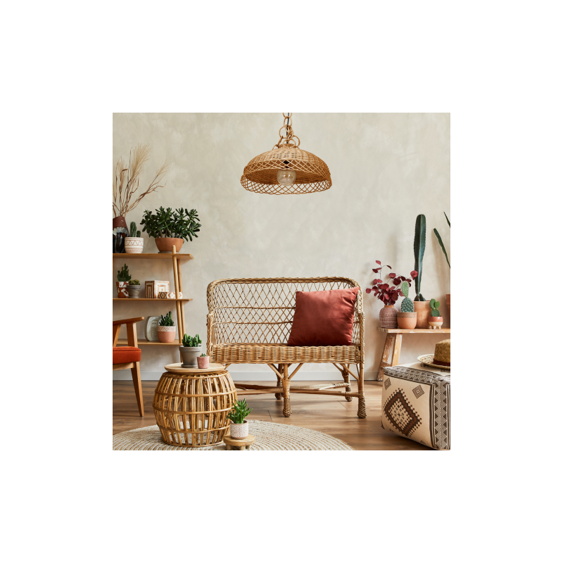 Lampa wisząca VIMINI NATURAL WOOD 1xE27