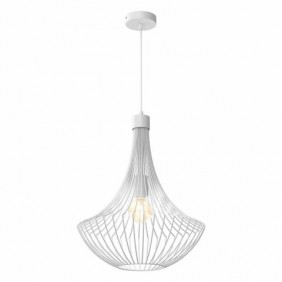 Lampa wisząca CESTA WHITE 1xE27
