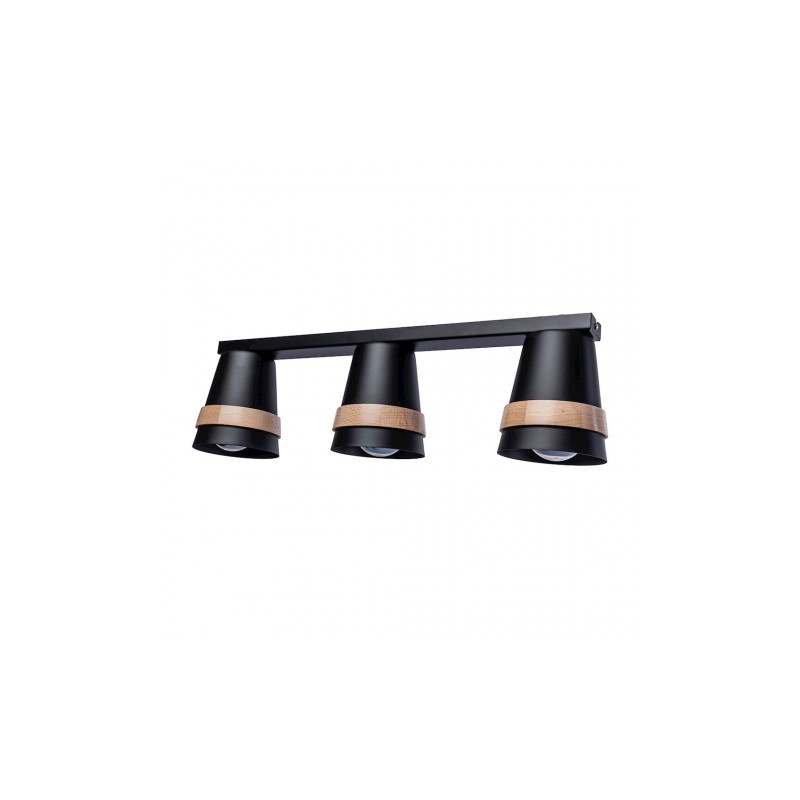Lampa sufitowa VENEZIA BLACK 3xE27