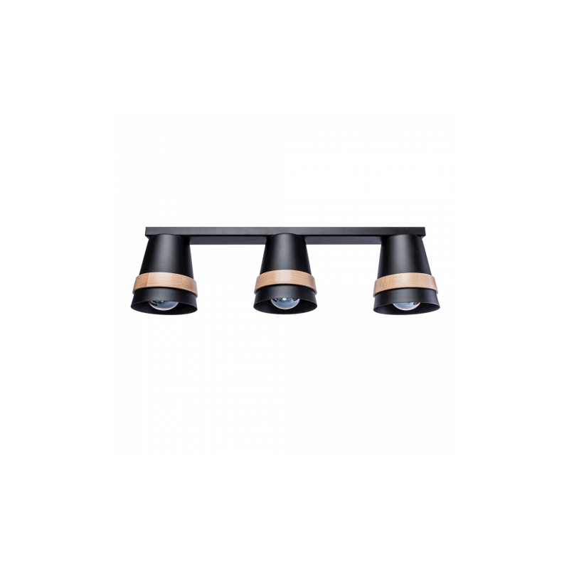 Lampa sufitowa VENEZIA BLACK 3xE27