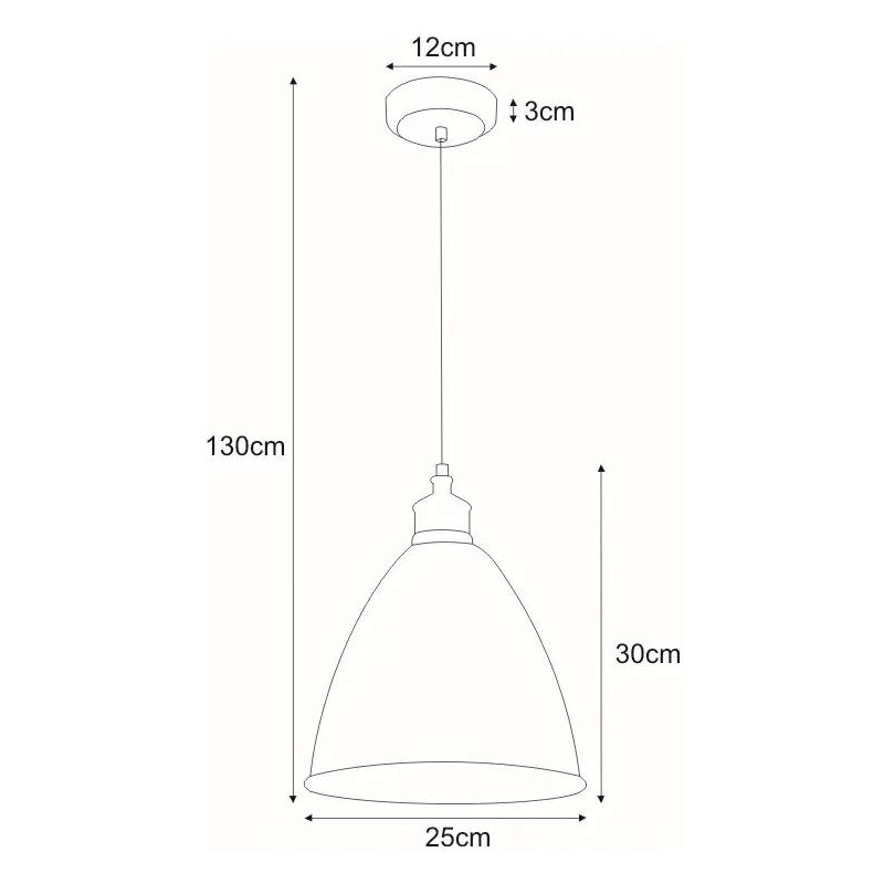 Lampa wisząca K-8005-1 WH z serii WATSO WHITE