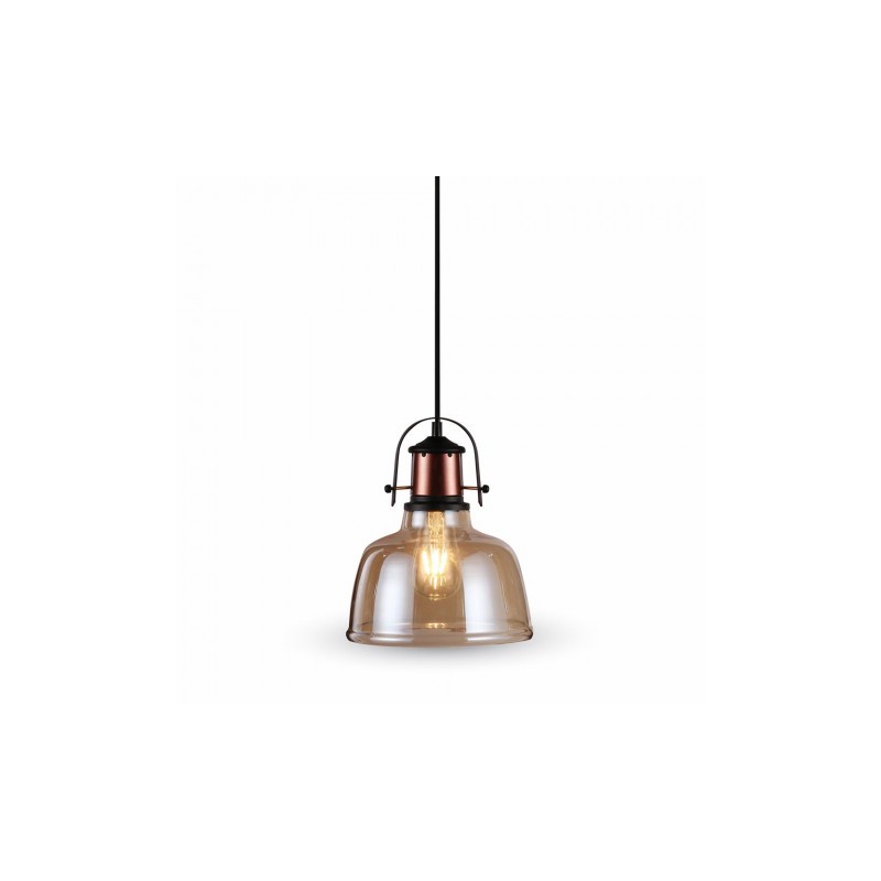 Oprawa Wisząca V-TAC LOFT Szkło Bursztyn VT-7220