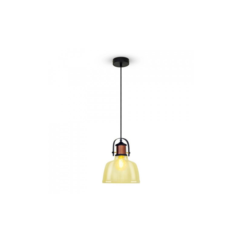 Oprawa Wisząca V-TAC LOFT Szkło Bursztyn VT-7220