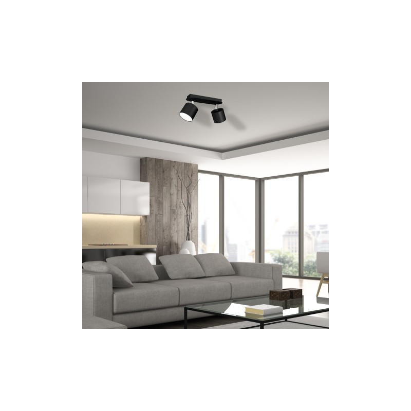 Lampa sufitowa DIXIE BLACK 2xGX53