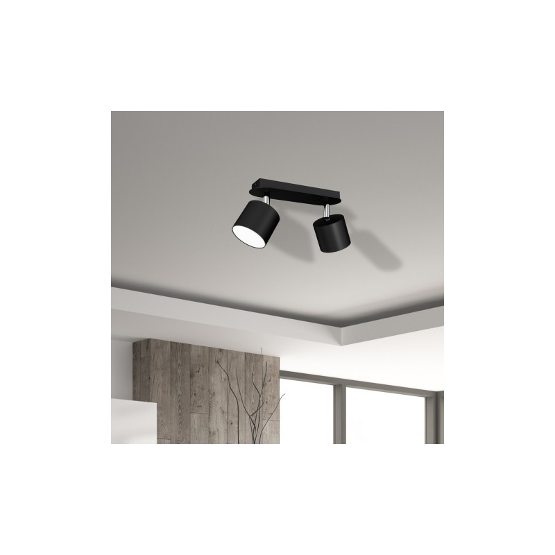 Lampa sufitowa DIXIE BLACK 2xGX53