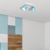 Lampa sufitowa DIXIE BLUE 2xGX53