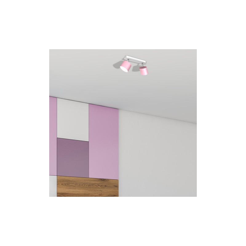 Lampa sufitowa DIXIE PINK 2xGX53