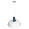 Lampa wisząca ENZO WHITE/BLUE 1xE27