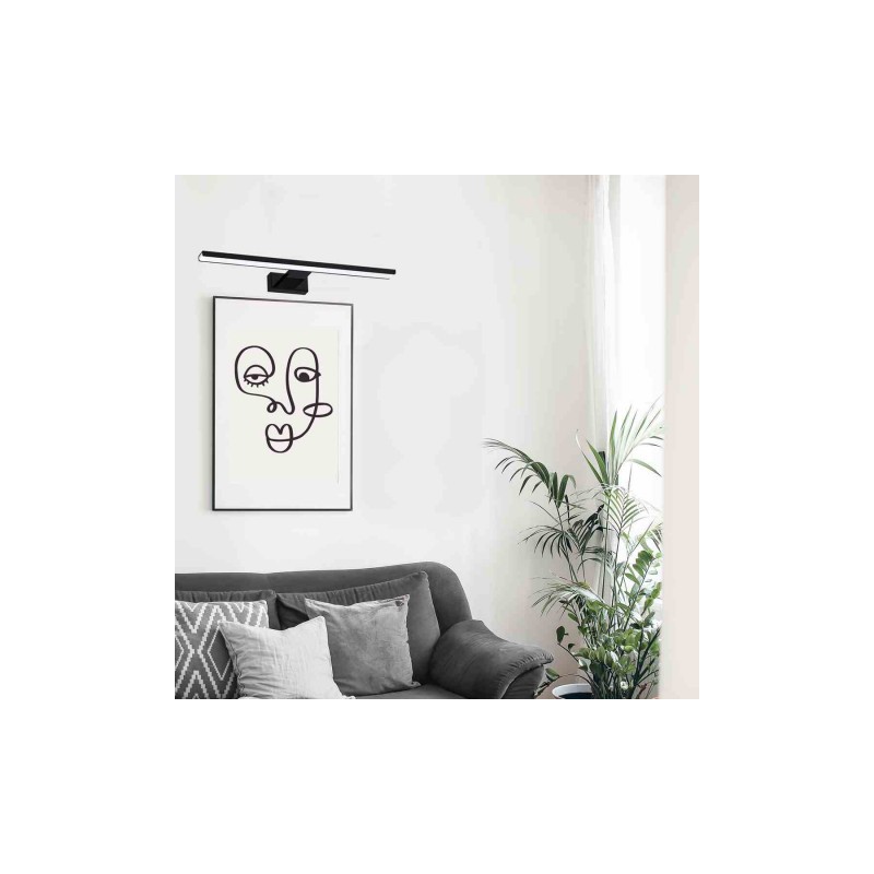 Kinkiet PINTO BLACK 12W LED 50cm