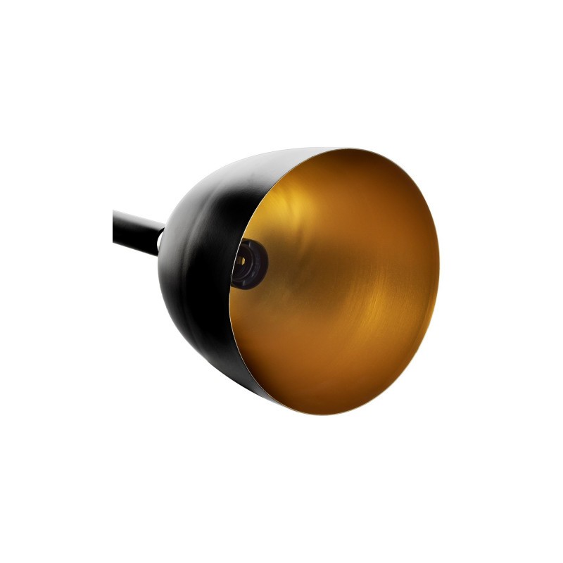 Lampa wisząca CLARK BLACK/GOLD 1xE27