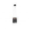 Lampa Wisząca Cascata Black 18W Led