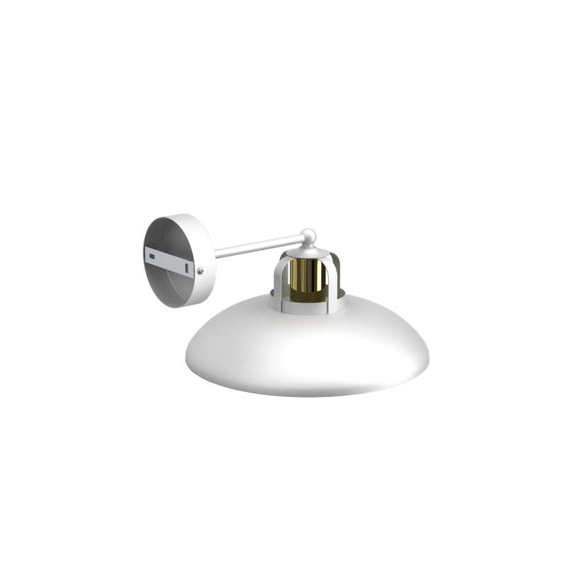 Kinkiet FELIX WHITE/GOLD 1xE27