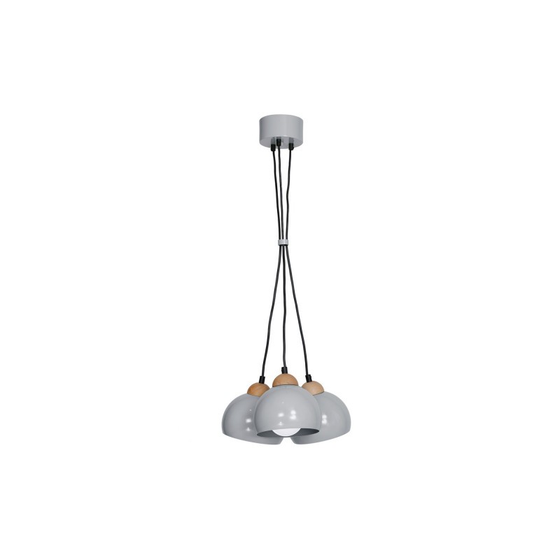 Lampa wisząca DAMA GRAY 3xE27