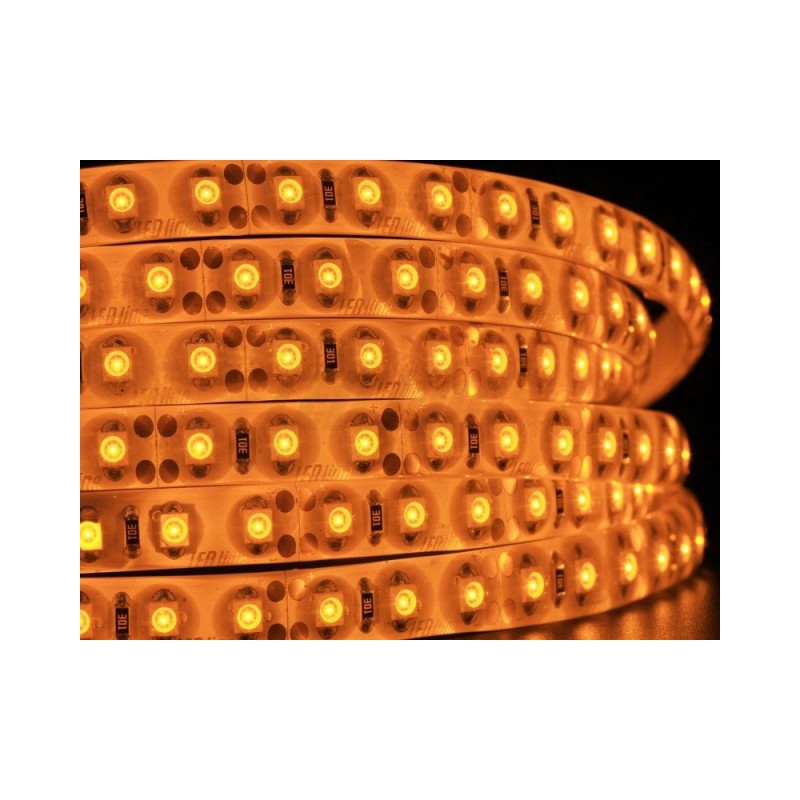 Taśma LED line 600 SMD 3528 żółta w powłoce silikonowej IP65